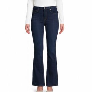 Blue Revival Dark Wash Bootcut Jeans Size 31 Classic Stretch Denim Mid Rise